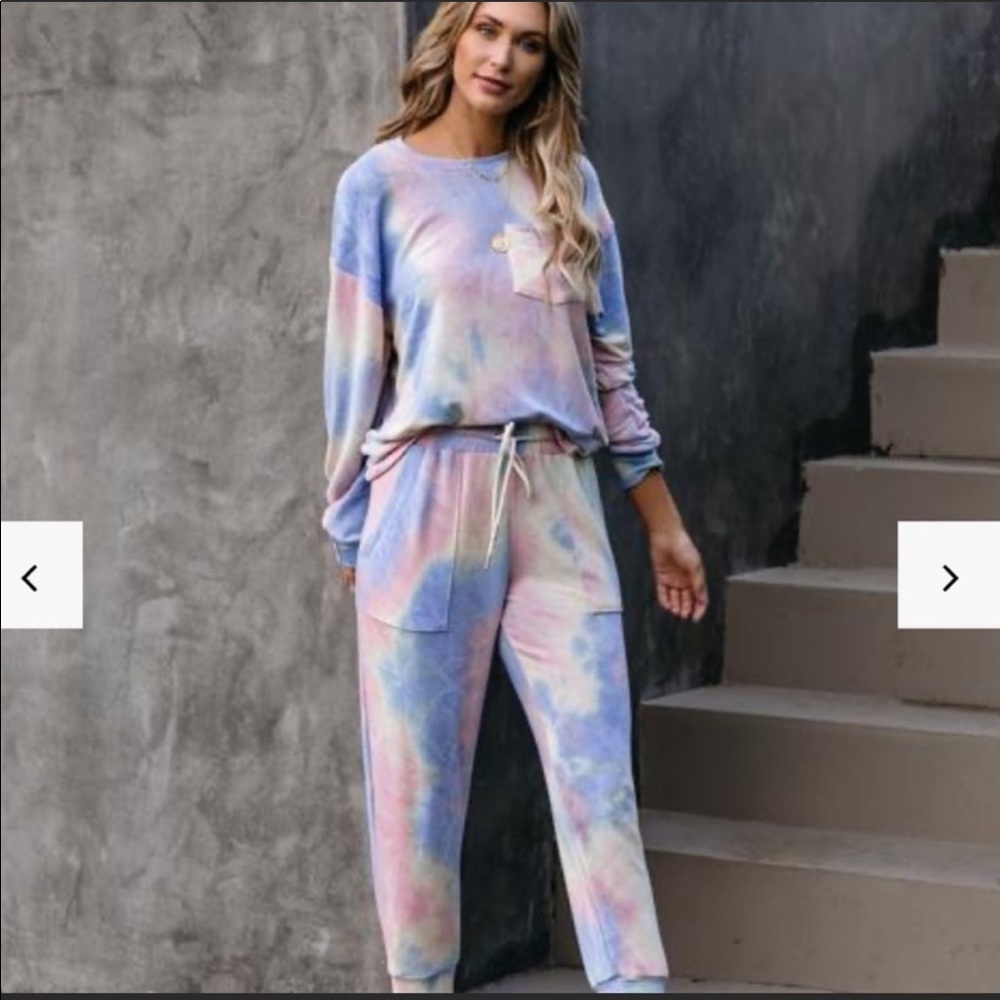 Vici Tie Dye Sweat Set SZ S